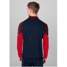 JAKO Polyester Jacket Performance (Matt Polyester Tricot) Navy/Red Men