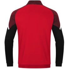 JAKO Polyester Jacket Performance (Matte Polyester Tricot) Red/Black Kids