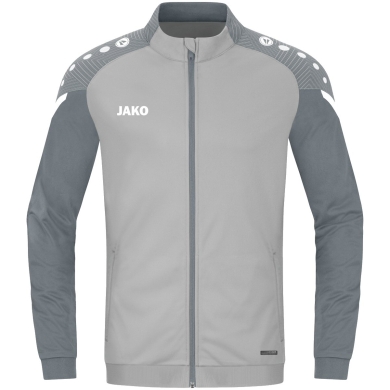 JAKO Polyester Jacket Performance (Matt Polyester Tricot) light grey Kids