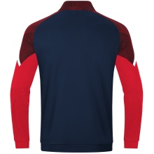 JAKO Polyester Jacket Performance (Matte Polyester Tricot) Navy/Red Kids