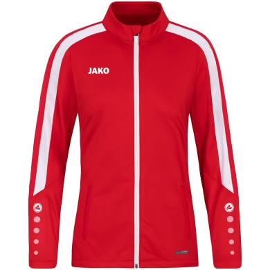 JAKO Polyester Jacket Power (100% recycled Polyester) red Women