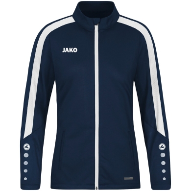 JAKO Polyester Jacket Power (100% recycled Polyester) navy blue Women