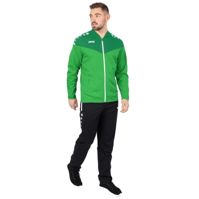 JAKO Presentation Suit Champ 2.0 (Jacket and Trousers) Green/Black Men