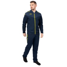 JAKO Presentation Suit Champ 2.0 (Jacket and Trousers) Navy Blue/Dark Blue/Yellow Men