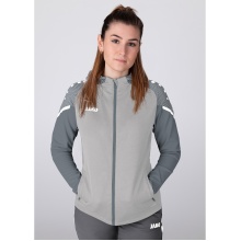 JAKO Presentation Suit Performance with Hood (Jacket and Trousers) Light Grey/Dark Grey Women