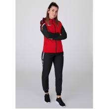 JAKO Presentation Suit Performance with Hood (Jacket and Trousers) Red/Black Women