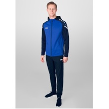 JAKO Presentation Suit Performance with Hood (Jacket and Trousers) Royal Blue/Navy Blue Men