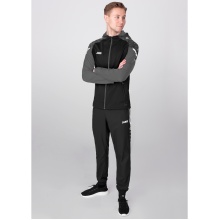 JAKO Presentation Suit Performance with Hood (Jacket and Trousers) Black/Anthracite Grey Men