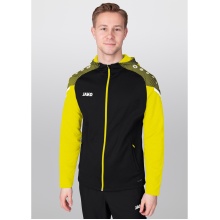 JAKO Presentation Suit Performance with Hood (Jacket and Trousers) Black/Yellow Men