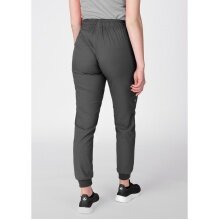 JAKO Presentation Trousers Allround (Polyester, Ribbed Cuffs) long anthracite grey Women