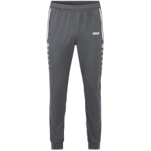 JAKO Presentation Trousers Allround (Polyester, Ribbed Leg Cuffs) long anthracite grey Children