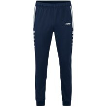 JAKO Presentation Trousers Allround (Polyester, Ribbed Cuffs) long navy blue Kids