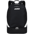 JAKO Iconic Backpack with Base Compartment Black - 28x21x46cm