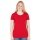 JAKO Leisure Shirt Organic Stretch (Organic Cotton) Red Women