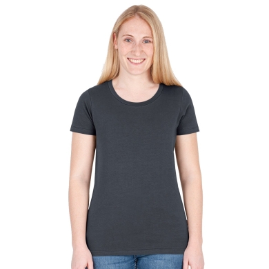 JAKO Leisure Shirt Organic Stretch (Organic Cotton) anthracite grey Women