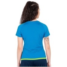 JAKO Sport Shirt Jersey Striker 2.0 KA (100% Polyester Keep Dry) blue/neon yellow Women