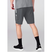 JAKO Training Pants (Short) Allround - Stretch-Knit-Polyester- short anthracite grey Men