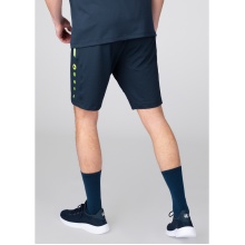 JAKO Training Pants (Short) Allround - Stretch-Knit-Polyester- short navy/yellow Men