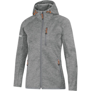 JAKO Softshell Jacket Light (wind and water repellent) grey Women