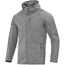 JAKO Softshell Jacket Light (wind and water repellent) grey Men