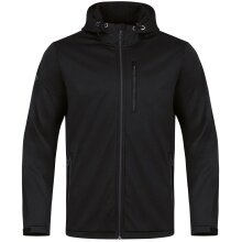 JAKO Softshell Jacket Premium (Hood, wind and water repellent) black Kids