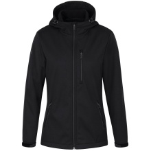 JAKO Softshell Jacket Premium (Hood, wind and water repellent) black Women