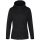 JAKO Softshell Jacket Premium (Hood, wind and water repellent) black Women