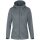 JAKO Softshell Jacket Premium (Hood, wind and water repellent) dark grey Women