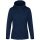 JAKO Softshell Jacket Premium (Hood, wind and water repellent) navy blue Women