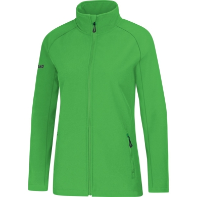 JAKO Softshell Jacket Team (wind and water repellent) green Women