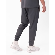 JAKO Sport Leisure Trousers Power (Stretch Micro Twill) Long Anthracite Grey Men's