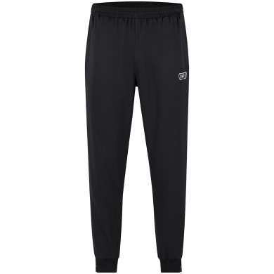 JAKO Sport-Leisure Trousers Retro (Stretch-Micro-Twill) long black Men