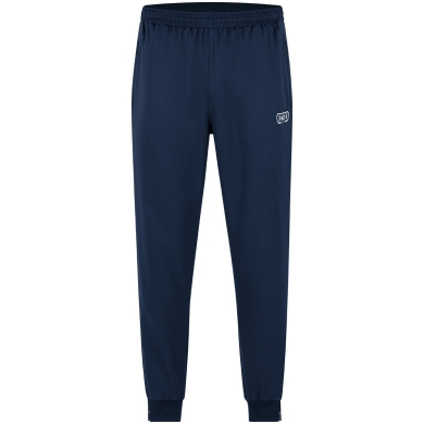 JAKO Sport-Leisure Trousers Retro (Stretch-Micro-Twill) long navy blue Men