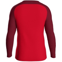 JAKO Sport Long Sleeve Sweatshirt Iconic (Polyester Stretch Fleece) red/burgundy Kids