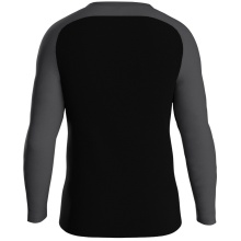 JAKO Sport Long Sleeve Sweatshirt Iconic (Polyester Stretch Fleece) black/anthracite grey children