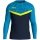 JAKO Sport Long Sleeve Sweatshirt Iconic (Polyester Stretch Fleece) navy blue/light blue/yellow Kids