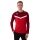 JAKO Sport Long Sleeve Sweatshirt Iconic (Polyester Stretch Fleece) red/burgundy Men's