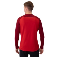 JAKO Sport Long Sleeve Sweatshirt Iconic (Polyester Stretch Fleece) red/burgundy Men's