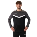 JAKO Sport Long Sleeve Sweatshirt Iconic (Polyester Stretch Fleece) black/anthracite grey Men's