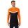 JAKO Sport Long Sleeve Sweatshirt Iconic (Polyester Stretch Fleece) black/neon orange Men's