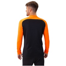 JAKO Sport Long Sleeve Sweatshirt Iconic (Polyester Stretch Fleece) black/neon orange Men's