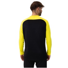 JAKO Sport Long Sleeve Sweatshirt Iconic (Polyester Stretch Fleece) black/yellow Men's