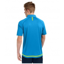 JAKO Sport Polo Striker 2.0 blue/neon yellow Men