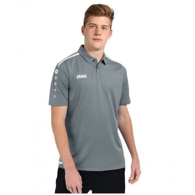 JAKO Sport Polo Striker 2.0 grey/white Men