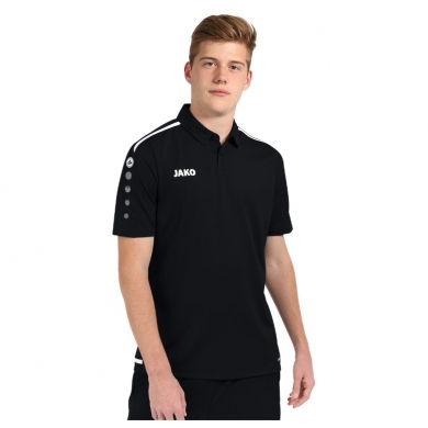 JAKO Sport-Polo Striker 2.0 black/white Men