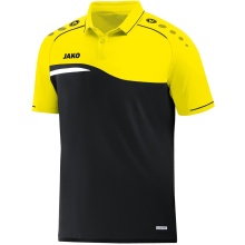 JAKO Sport-Polo Competition 2.0 (100% Polyester) black/yellow Kids