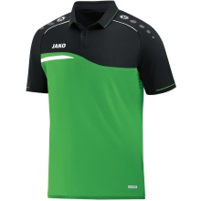 JAKO Sport Polo Competition 2.0 (100% Polyester) green/black Kids