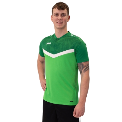 JAKO Sport Polo Iconic (Polyester Micro Mesh) green/dark green men's