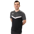 JAKO Sport Polo Iconic (Polyester Micro Mesh) black/anthracite grey men's