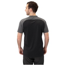 JAKO Sport Polo Iconic (Polyester Micro Mesh) black/anthracite grey men's